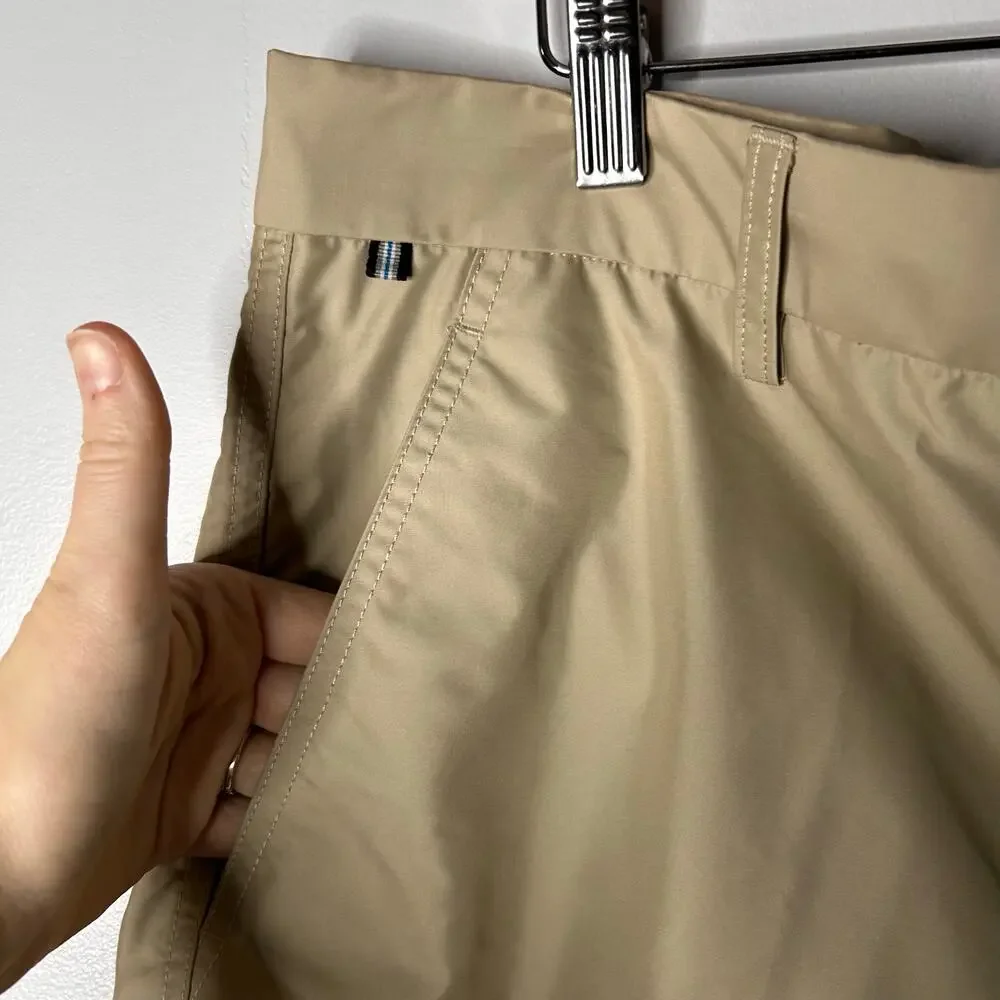 J. Lindeberg Performance‎ Golf Shorts Men's 36 Khaki Tan Regular Fit Casual